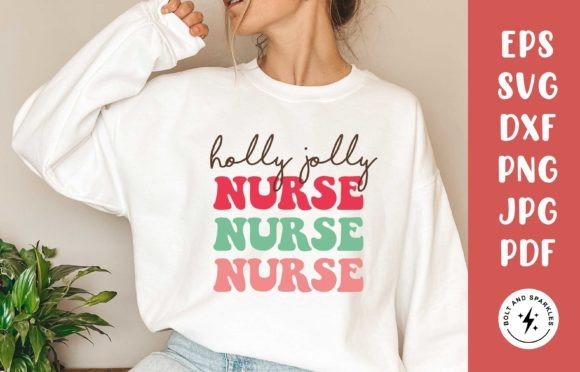 Holly Jolly Nurse, Graphics & Crafts