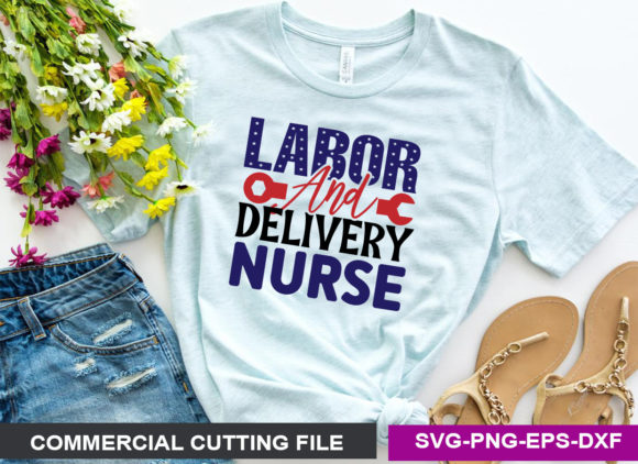 Labor and Delivery Nurse SVG for Crafts