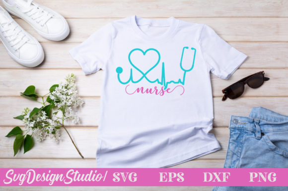 Nurse SVG Cut File for Graphics and Crafts