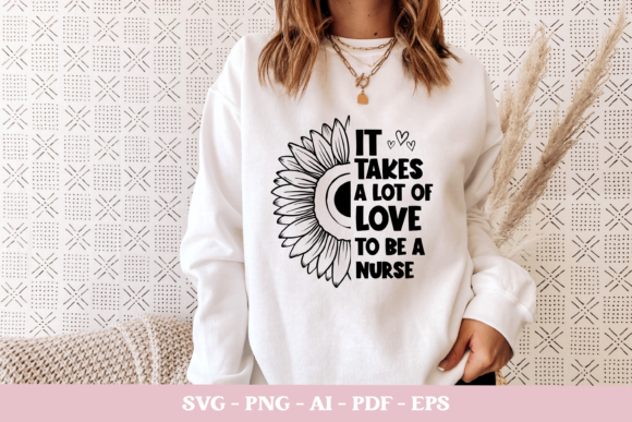 Nurse Svg File, Sunflower Svg Design