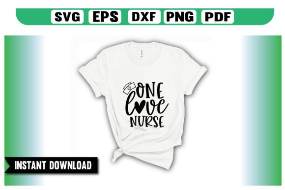 One Love Nurse SVG Design: Graphics and Crafts for Content Creation