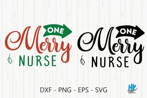 One Merry Nurse SVG: Graphics and Crafts Magic